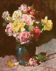 Vaas met bloemen